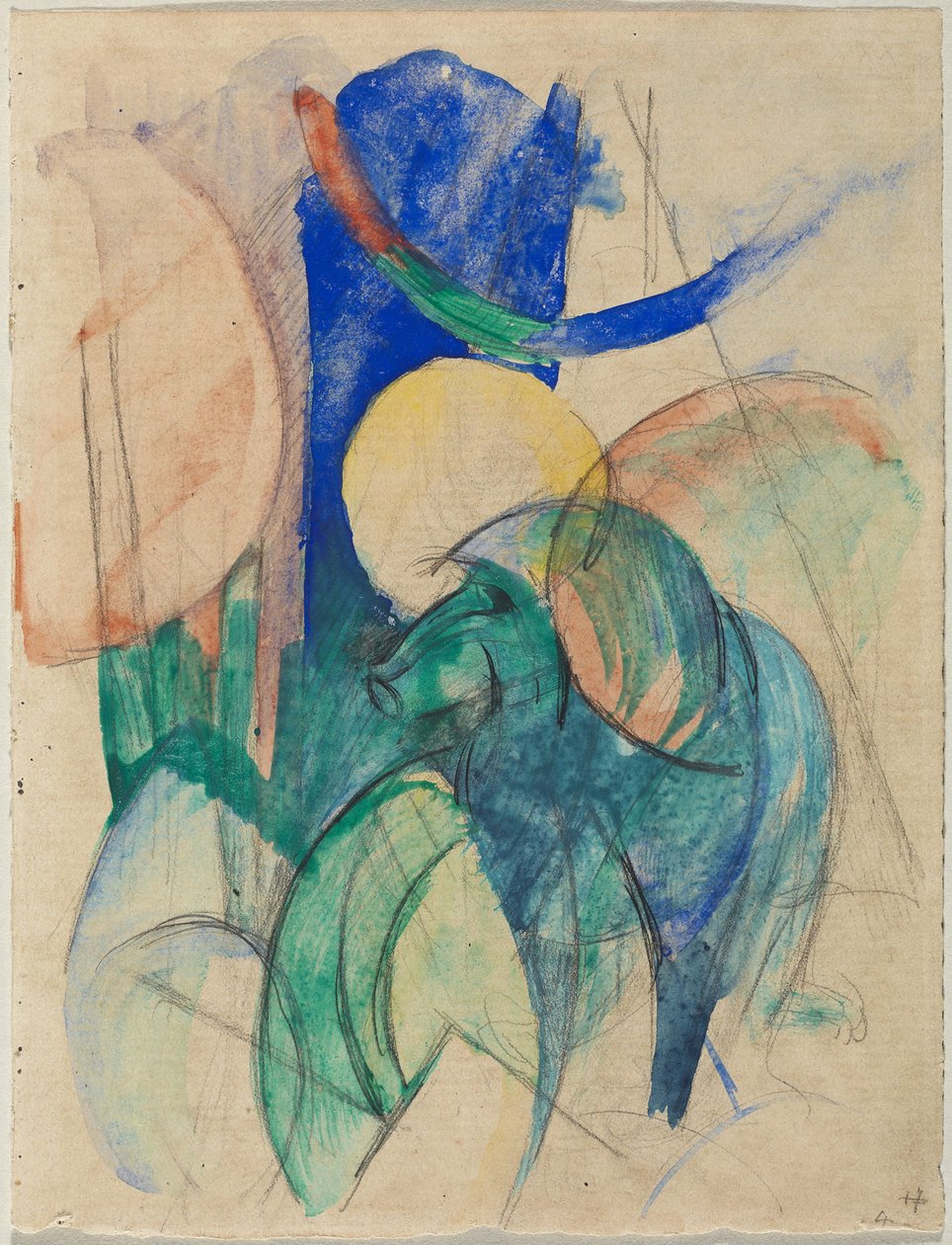 Mandrilli tekijältä Franz Marc