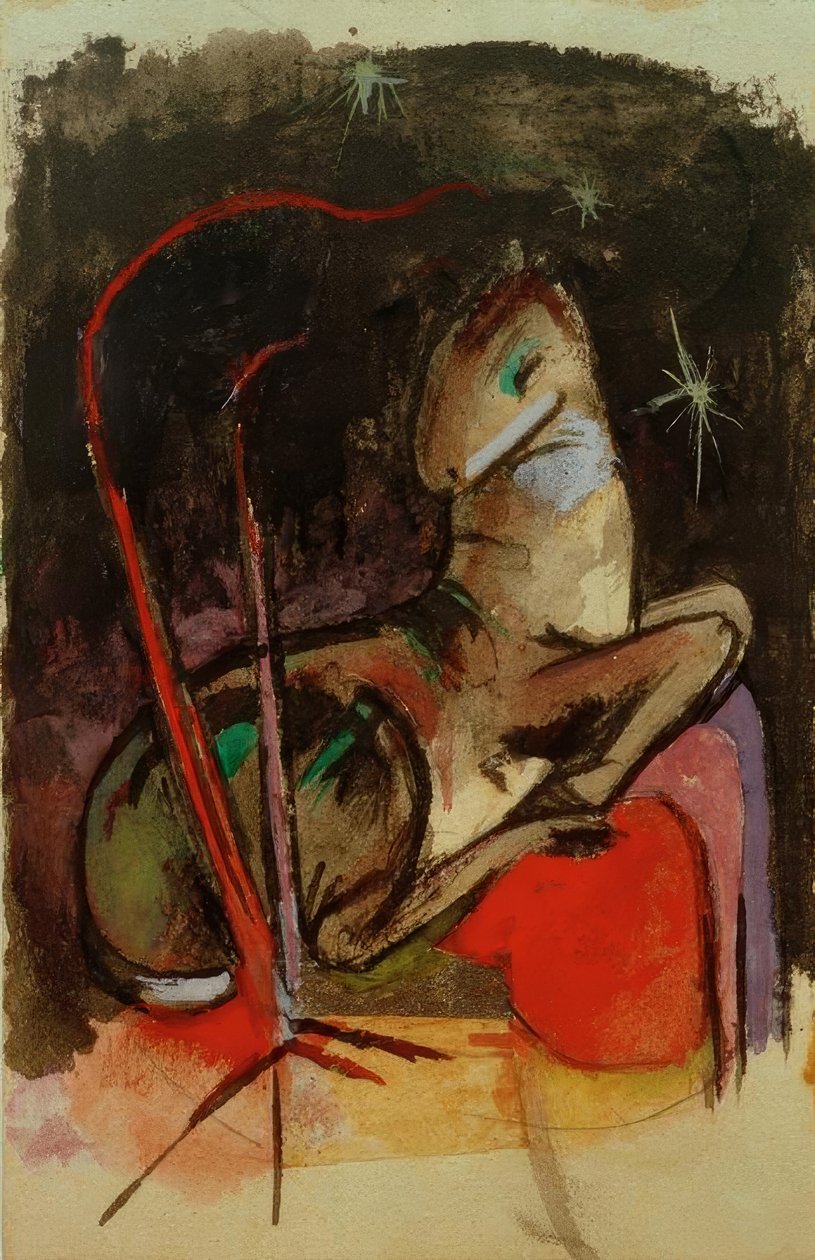 Lepo eläin tekijältä Franz Marc
