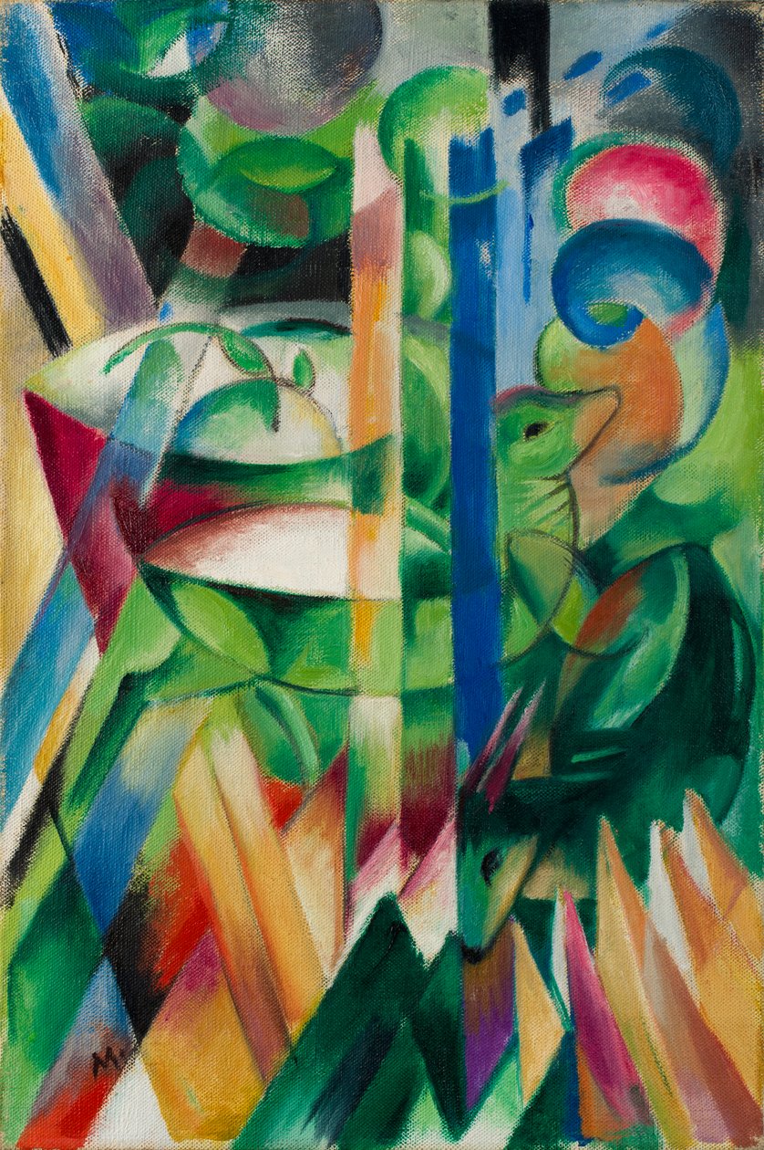 Pienet vuoristovuohet tekijältä Franz Marc