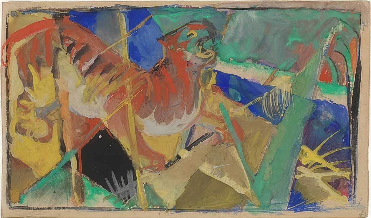 Tiikeri viidakossa. 1912-13 tekijältä Franz Marc