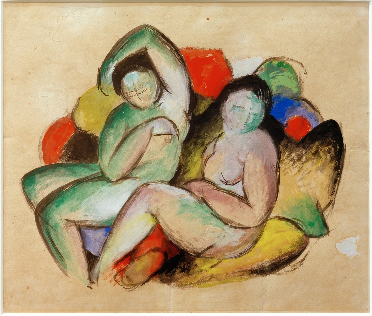 Kaksi naislakia tekijältä Franz Marc