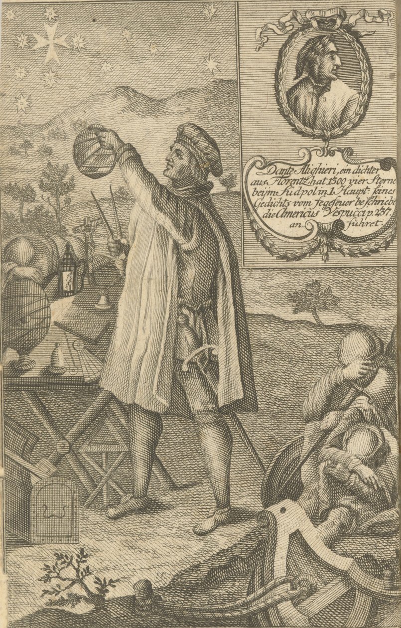Amerigo Vespucci, 1748. tekijältä Franz Nikolaus Rolffsen