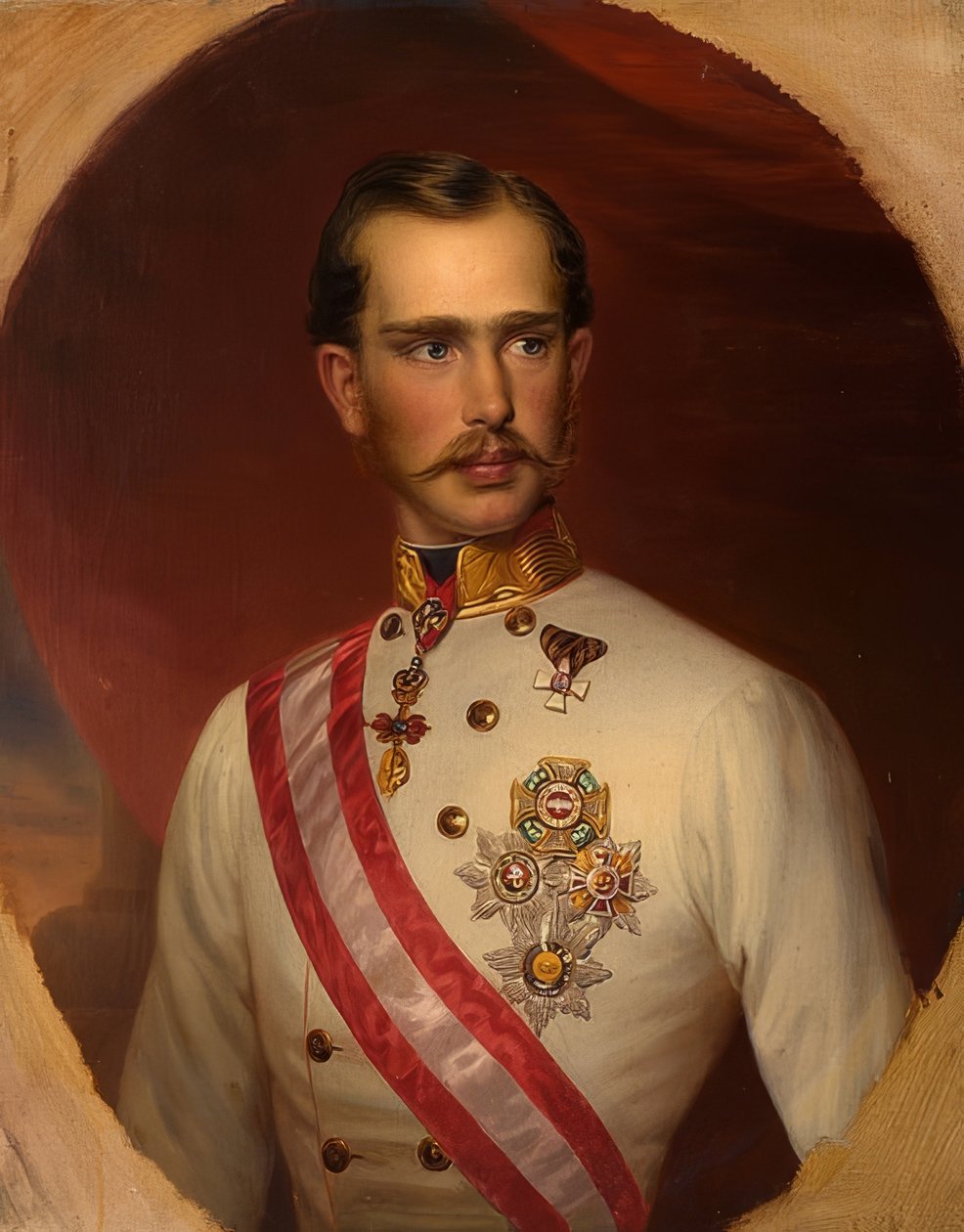Itävallan keisari Franz Joseph I (1830-1916) tekijältä Franz Schrotzberg