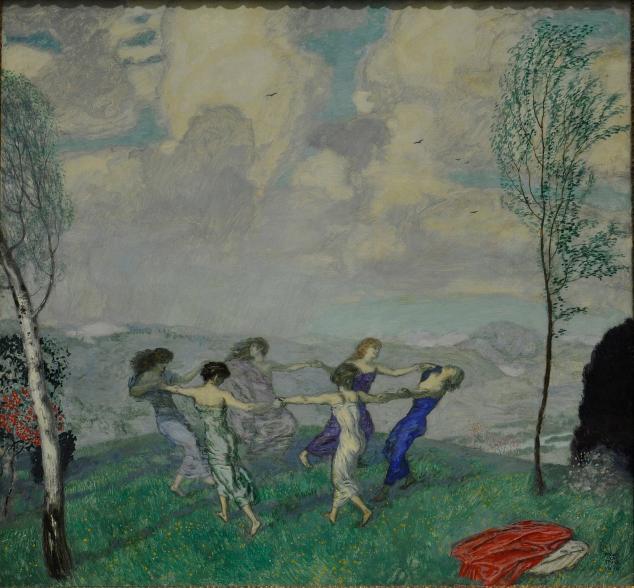 Ympyrätanssi, 1910. tekijältä Franz Stuck Ritter von