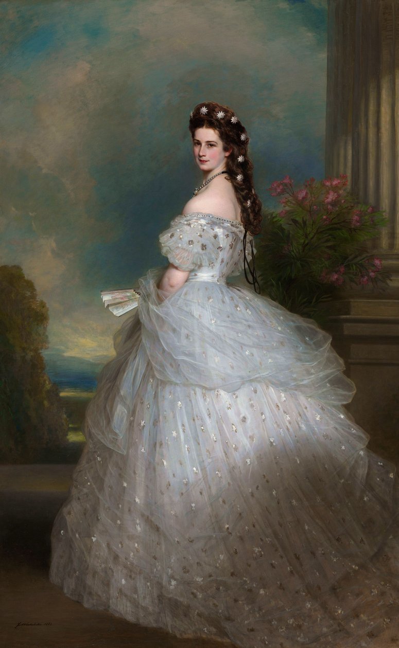 Elizabeth (1837-1898), Itävallan keisarinna tekijältä Franz Xaver Winterhalter