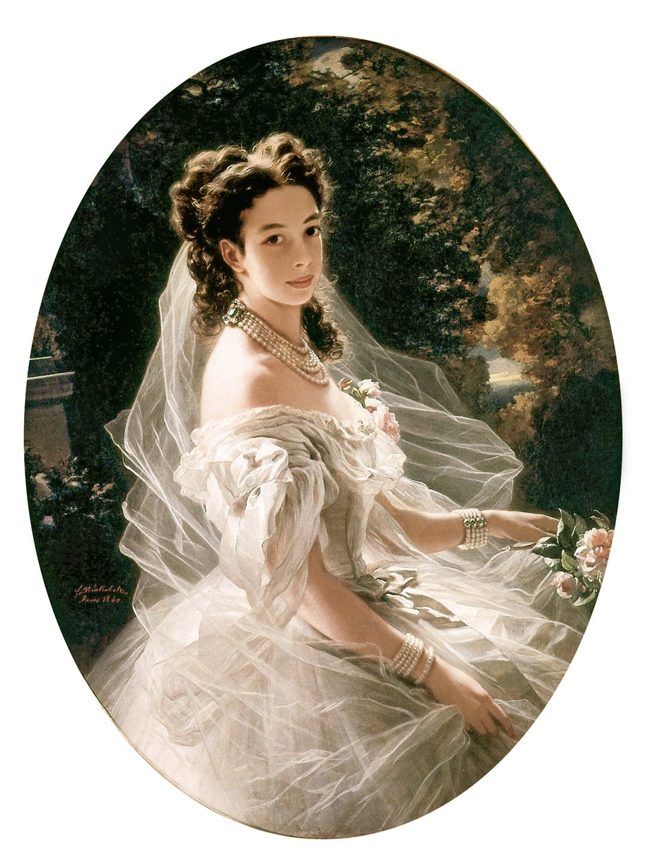 Metternichin prinsessa Pauline, 1860 tekijältä Franz Xaver Winterhalter