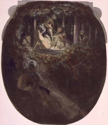 Serenade tekijältä Franz von Bayros (1866 1924)