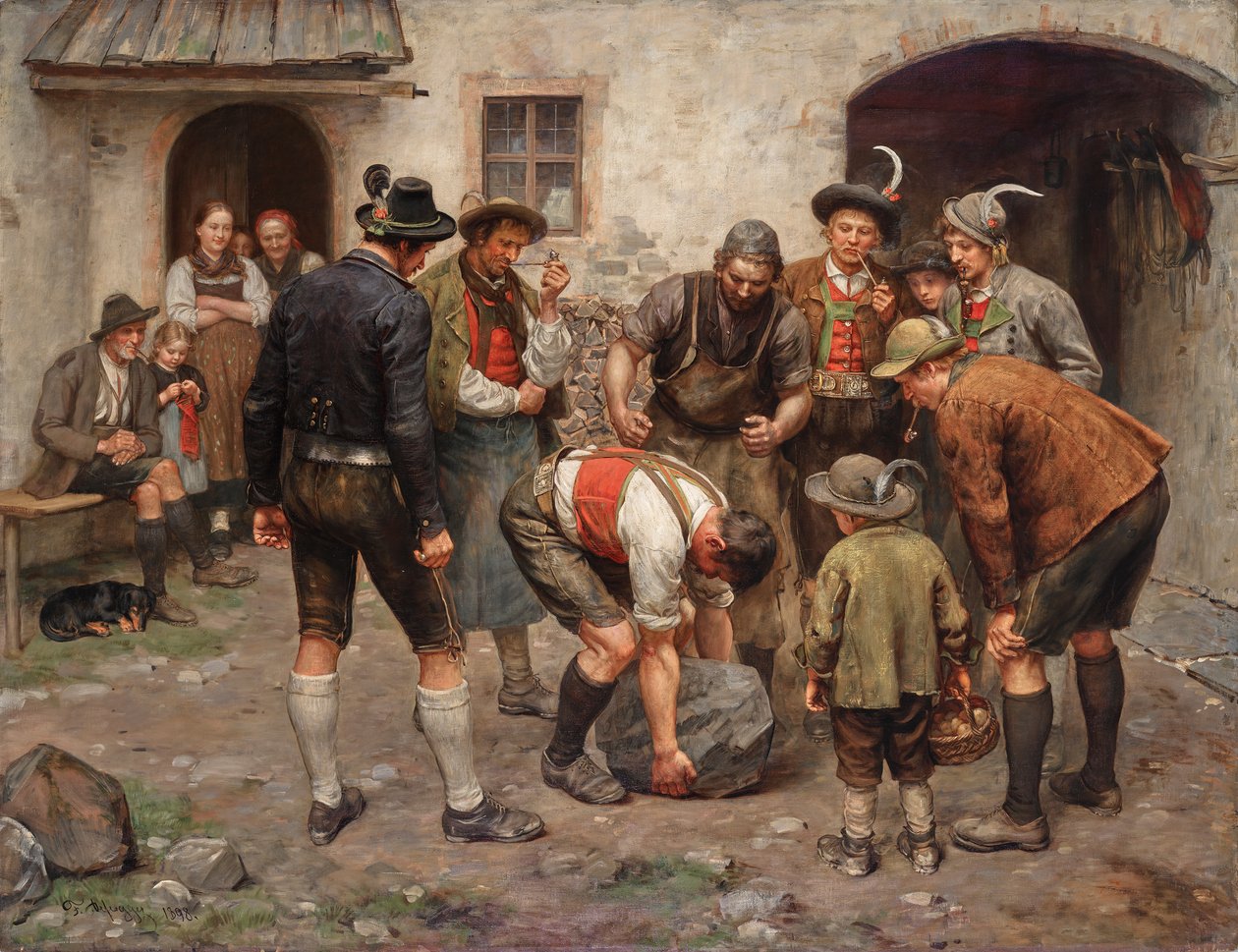 Välienselvittely tekijältä Franz von Defregger