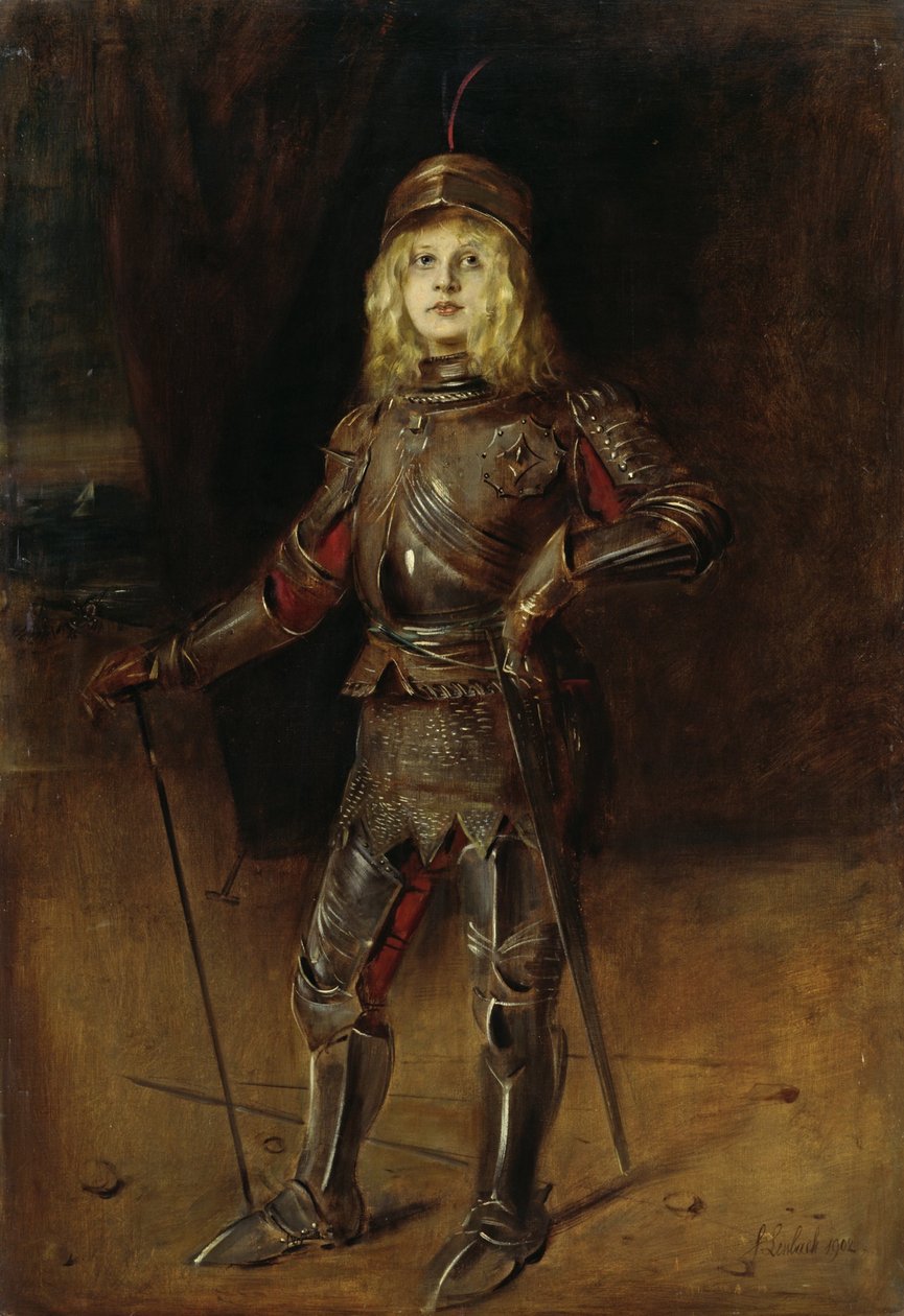 Marion Lenbach Ritterrüstungissa tekijältä Franz von Lenbach