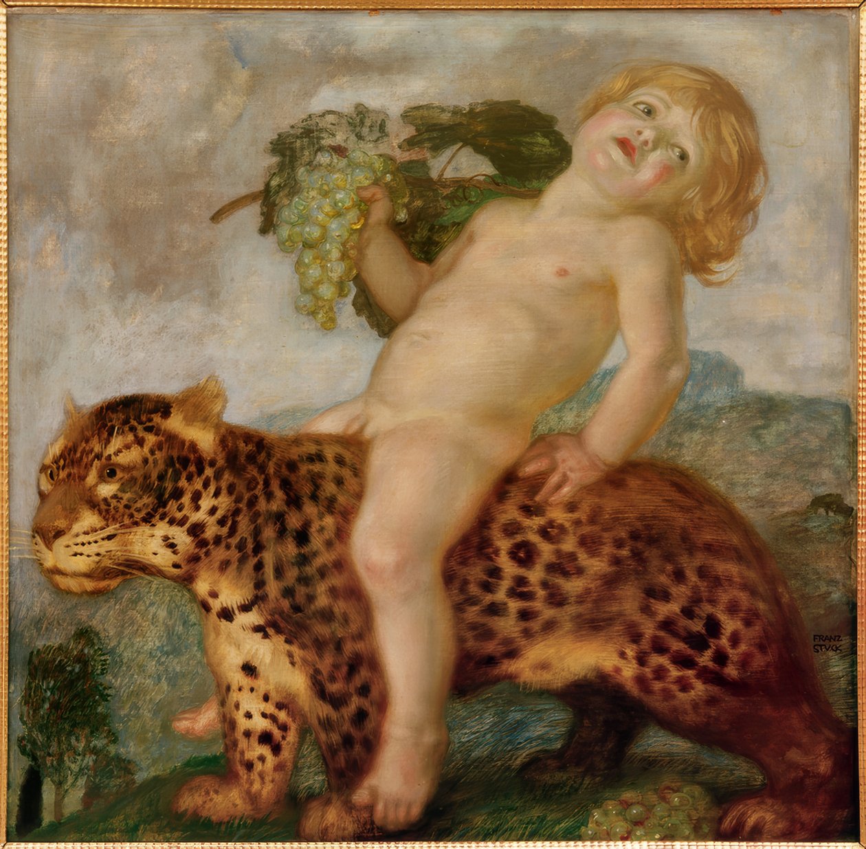 Bacchusknabe auf einem Panther tekijältä Franz von Stuck