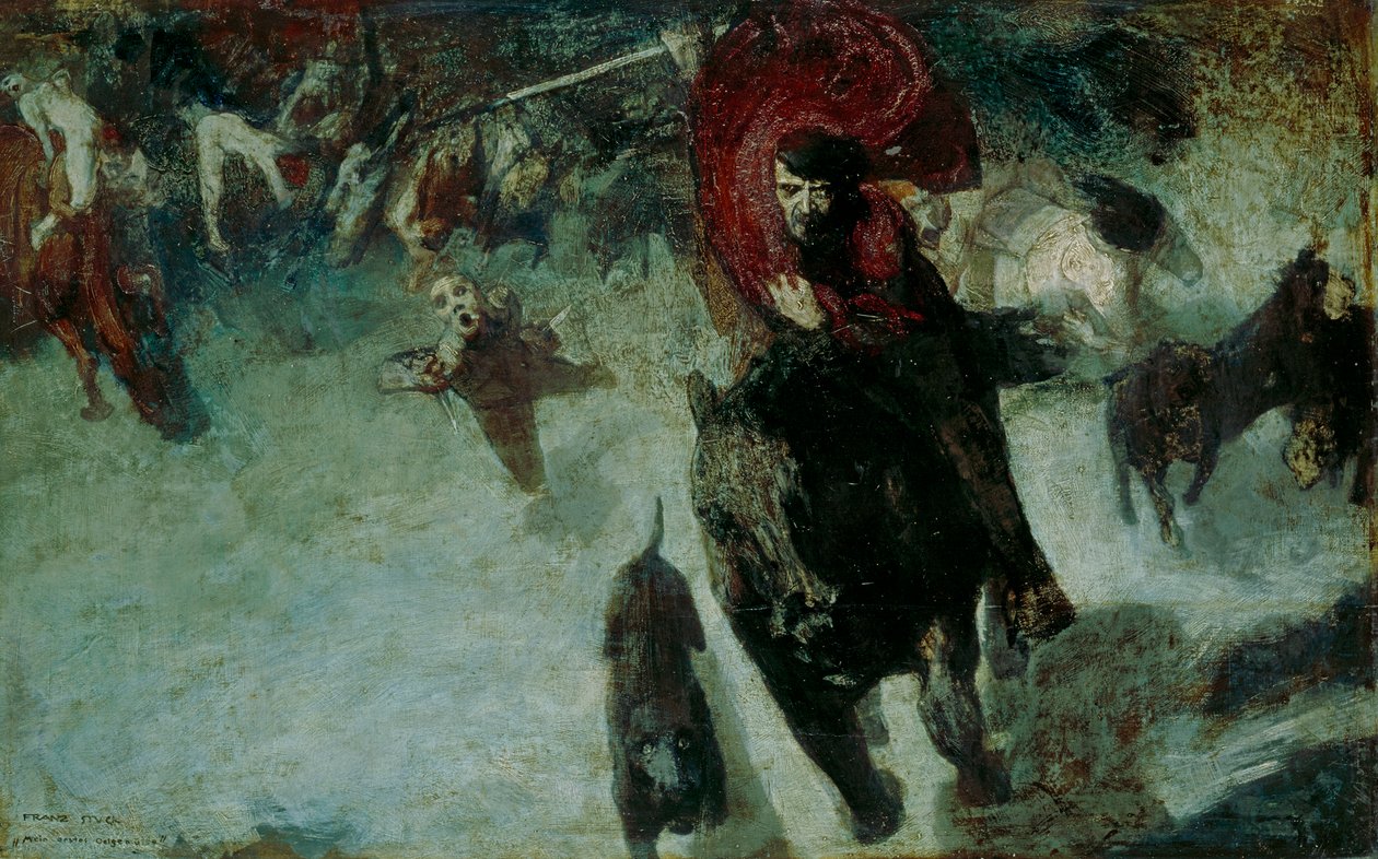 Villi metsästys tekijältä Franz von Stuck