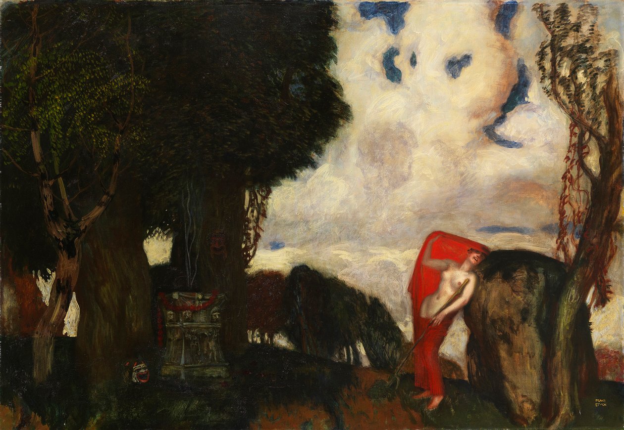 Iphigenia in Tauris, n. 1890. tekijältä Franz von Stuck