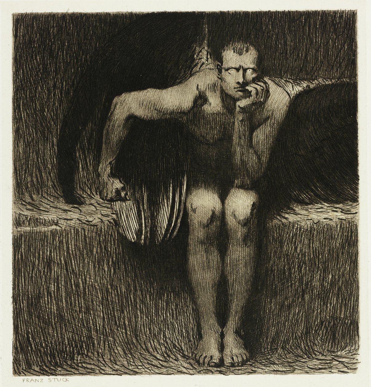 Lucifer tekijältä Franz von Stuck