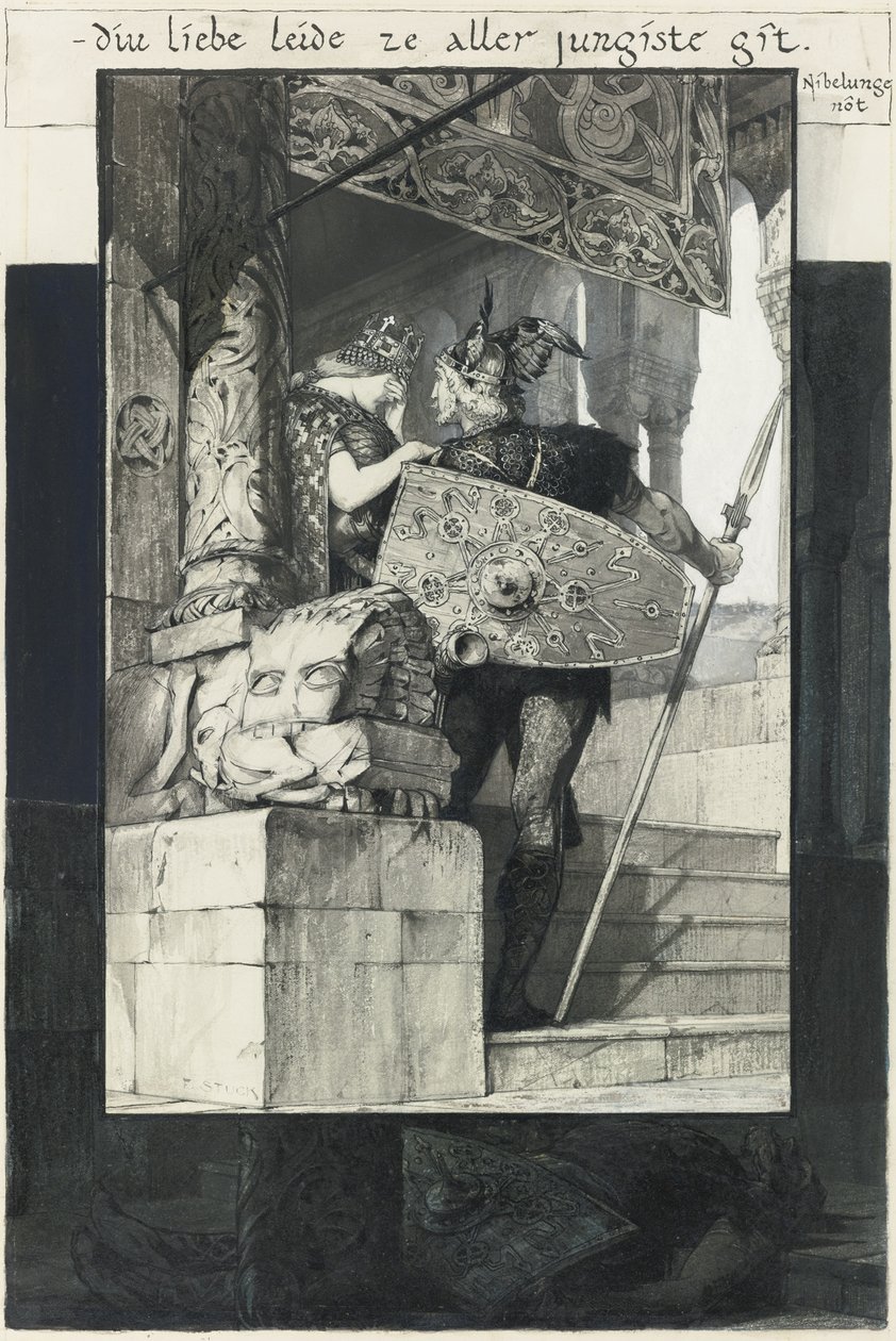 Siegfried ja Kriemhild tekijältä Franz von Stuck