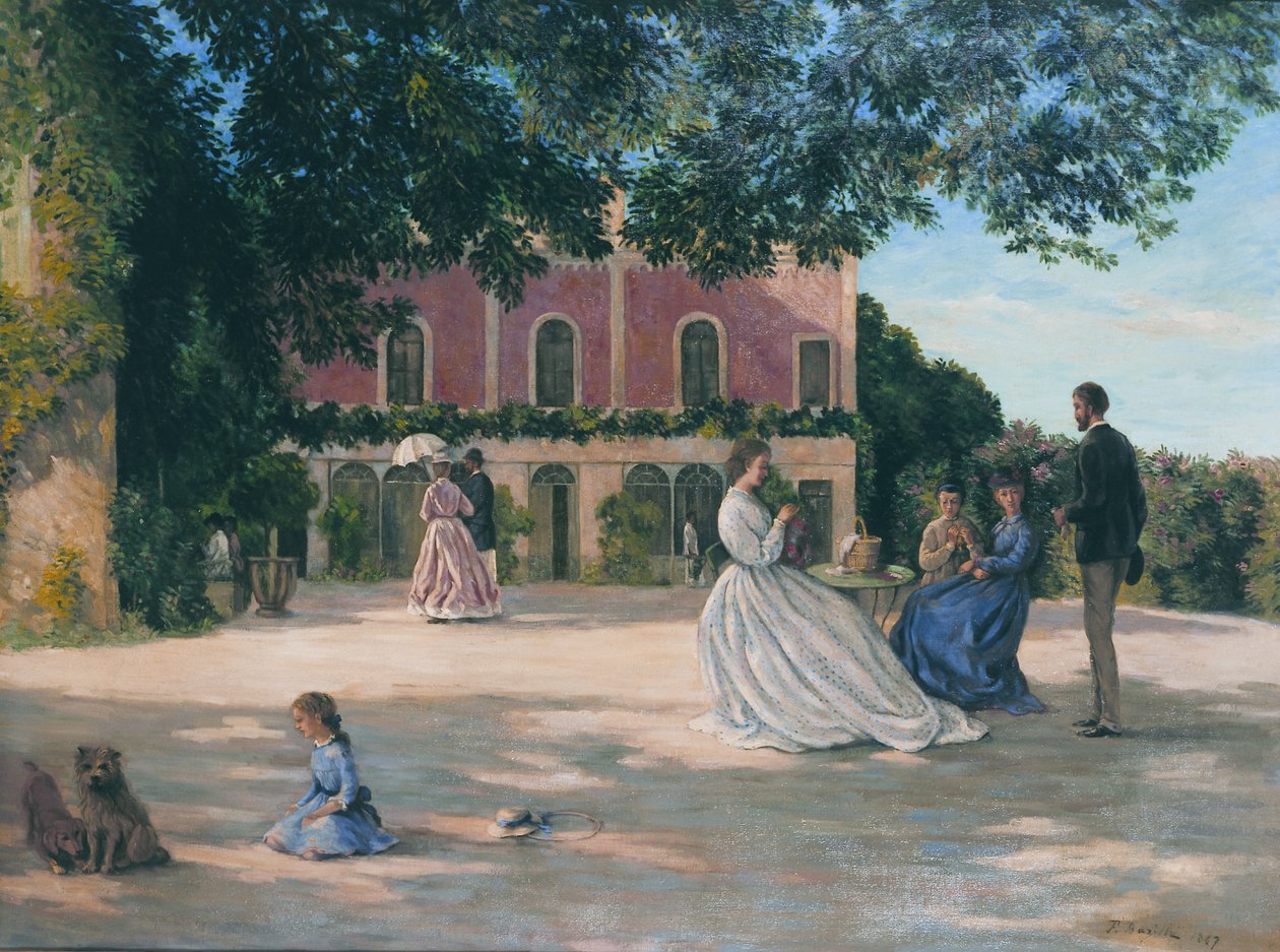 Ranska: La Terrasse de Méric tekijältä Frédéric Bazille
