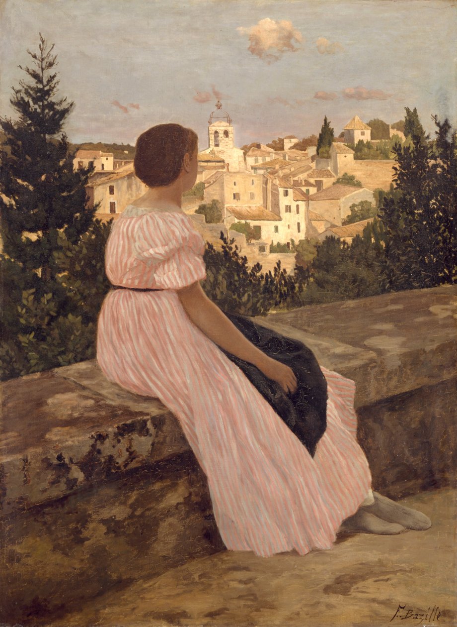La Robe Rose tekijältä Frédéric Bazille