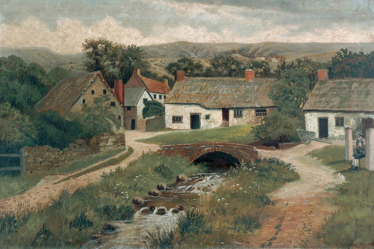 Ilkley Bridge, 1893 tekijältä Fred Challacombe