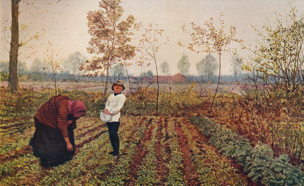 The Violet Field, 1867, c1915 tekijältä Fred Walker