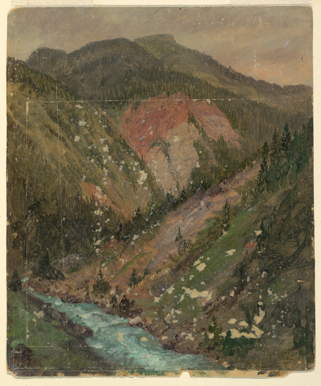 Alppimaisemat (Baijeri tai Sveitsi) tekijältä Frederic Edwin Church