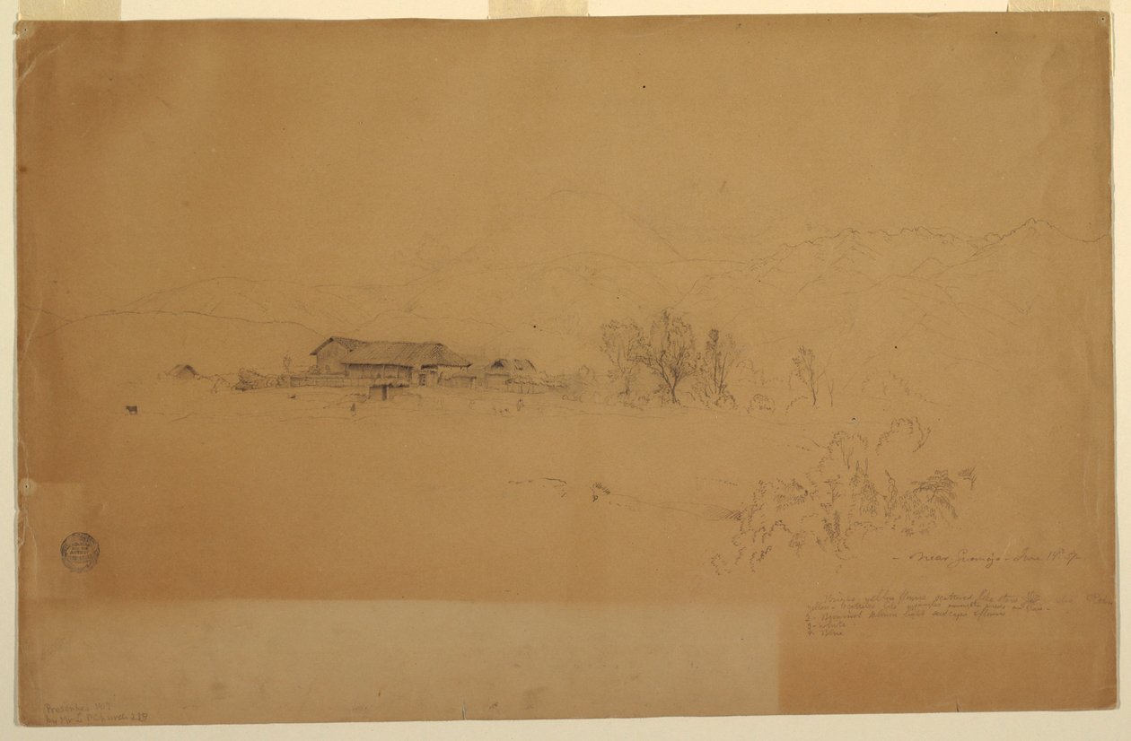 Lähellä Guanojoa, Ecuador tekijältä Frederic Edwin Church