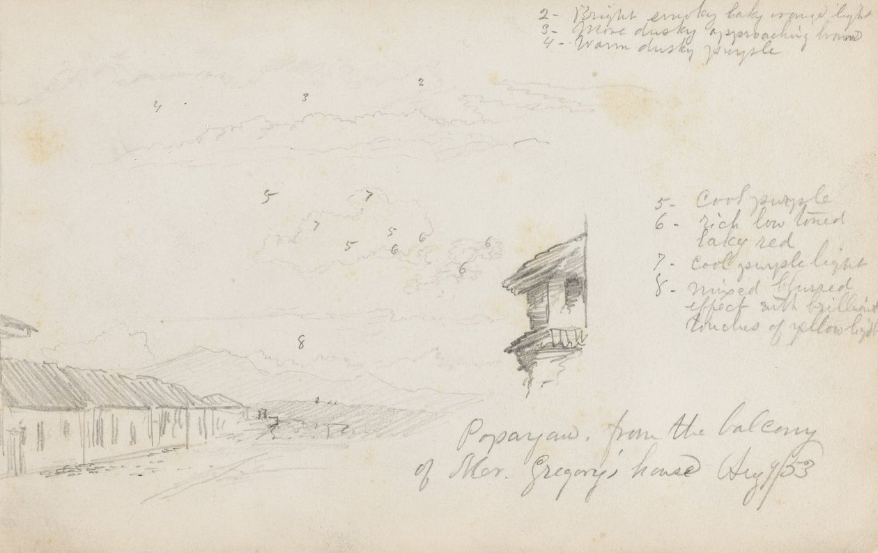 Popayan, Kolumbia; Verso- vuoristomaisema, Kolumbia tekijältä Frederic Edwin Church