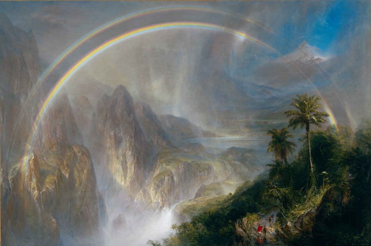 Sadekausi tropiikissa tekijältä Frederic Edwin Church