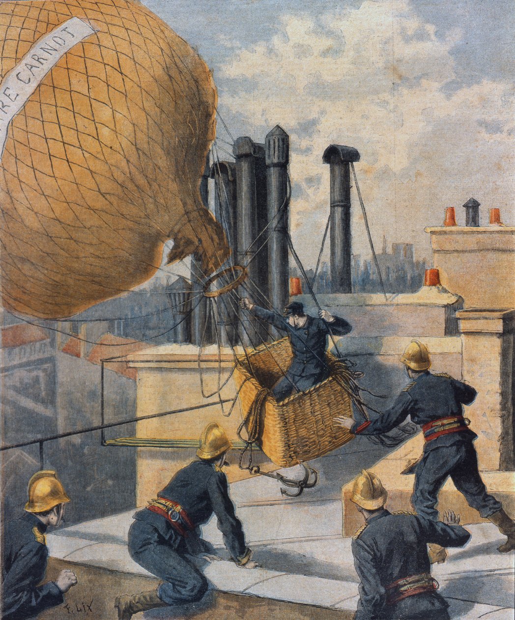 Palomiehet, 1894 tekijältä Frederic Theodore Lix