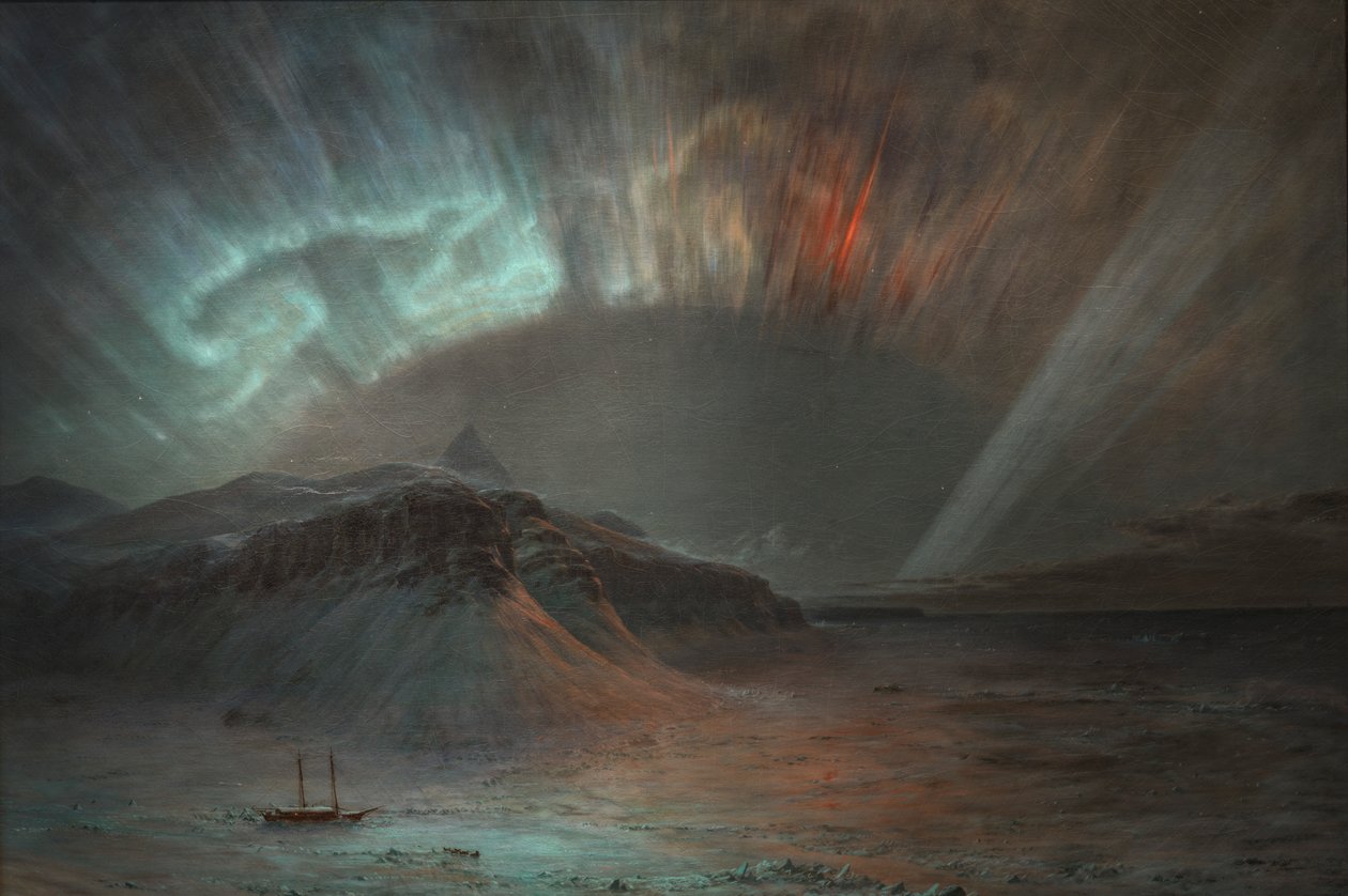 Aurora Borealis, 1865. tekijältä Frederic Edwin Church