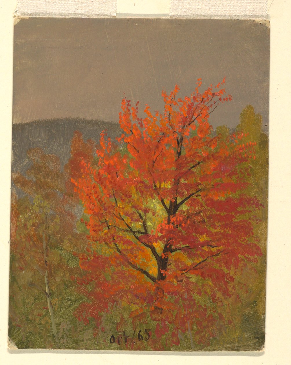 Syksyinen maisema, Vermont tekijältä Frederic Edwin Church
