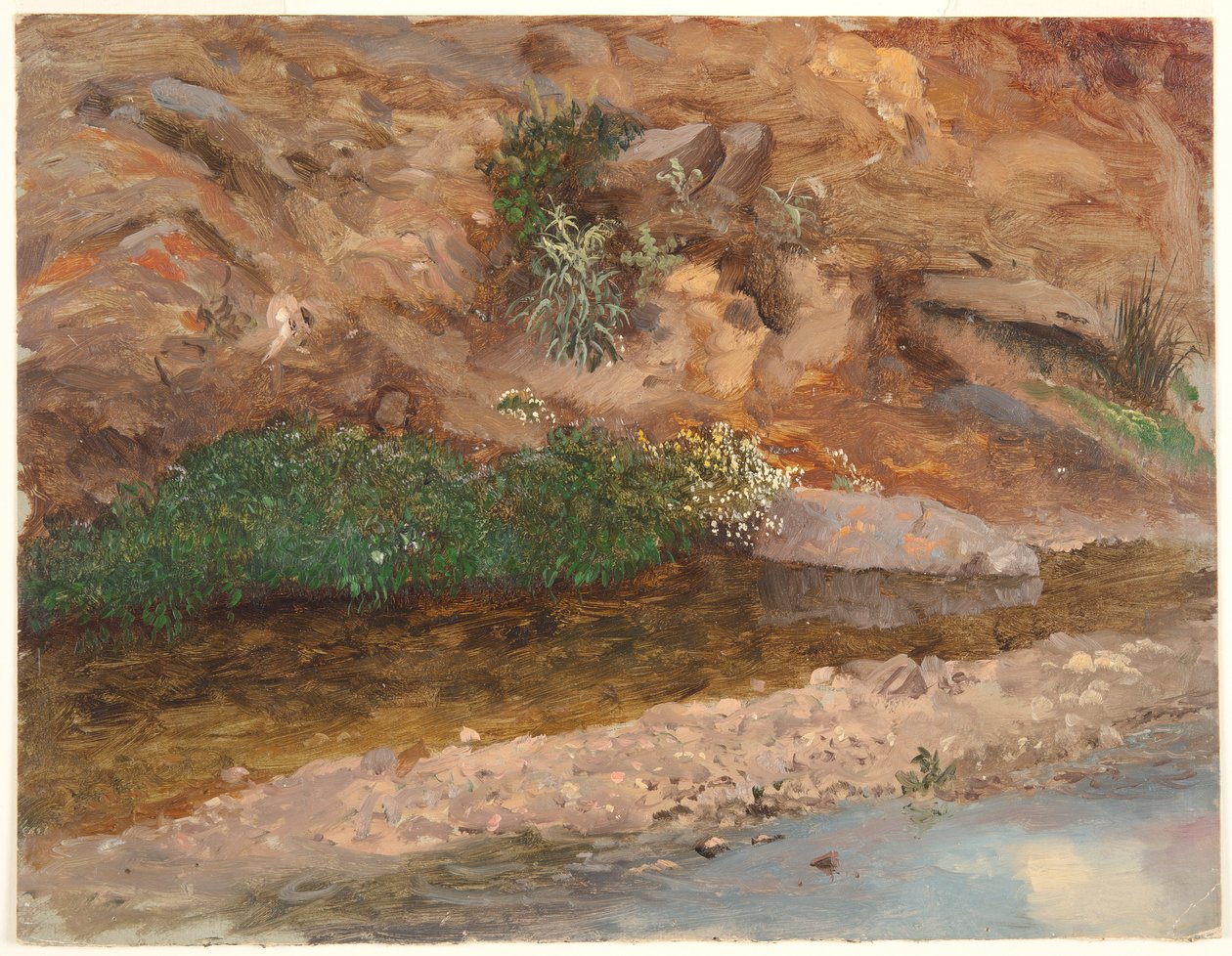 Bank of a Stream tekijältä Frederic Edwin Church