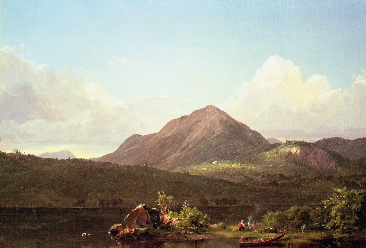 Leiri tuli Mainen erämaassa tekijältä Frederic Edwin Church