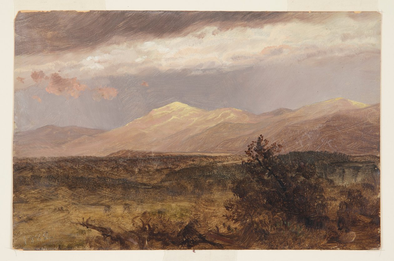 Catskills auringonlaskun aikaan tekijältä Frederic Edwin Church