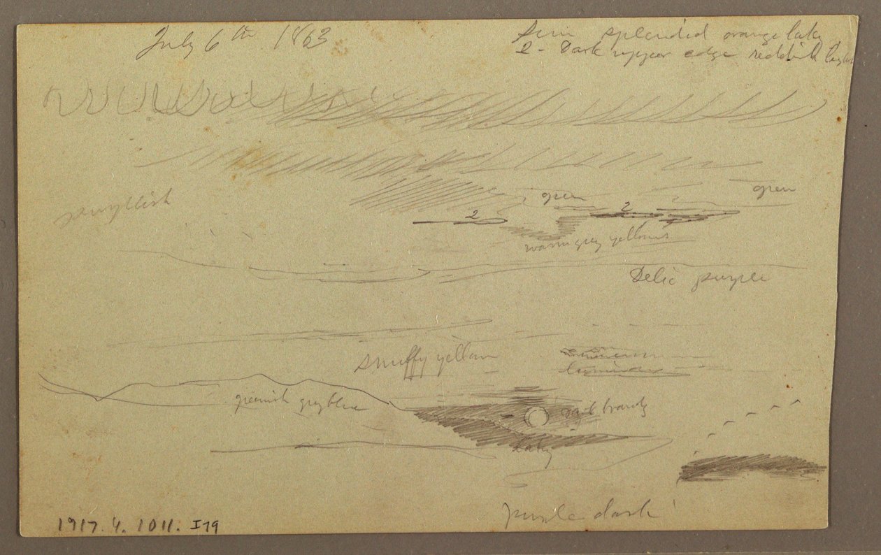 Piirros, Hudson Valley, 1863 tekijältä Frederic Edwin Church