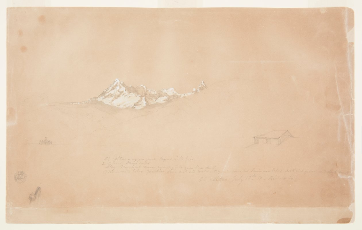 Mount Altar, Ecuador, sho tekijältä Frederic Edwin Church