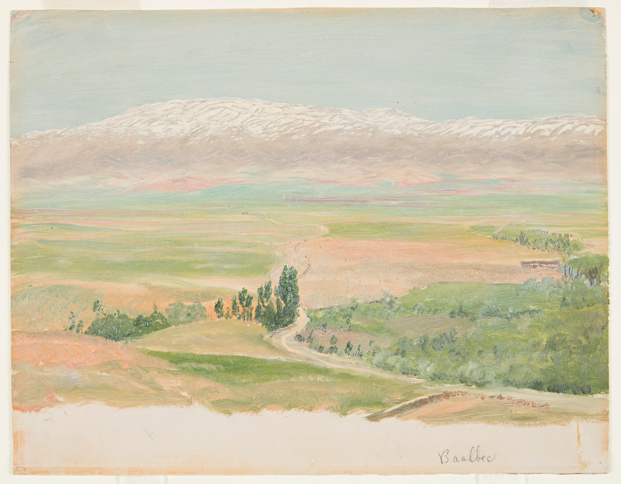 Vuoret lähellä Baalbecia tekijältä Frederic Edwin Church