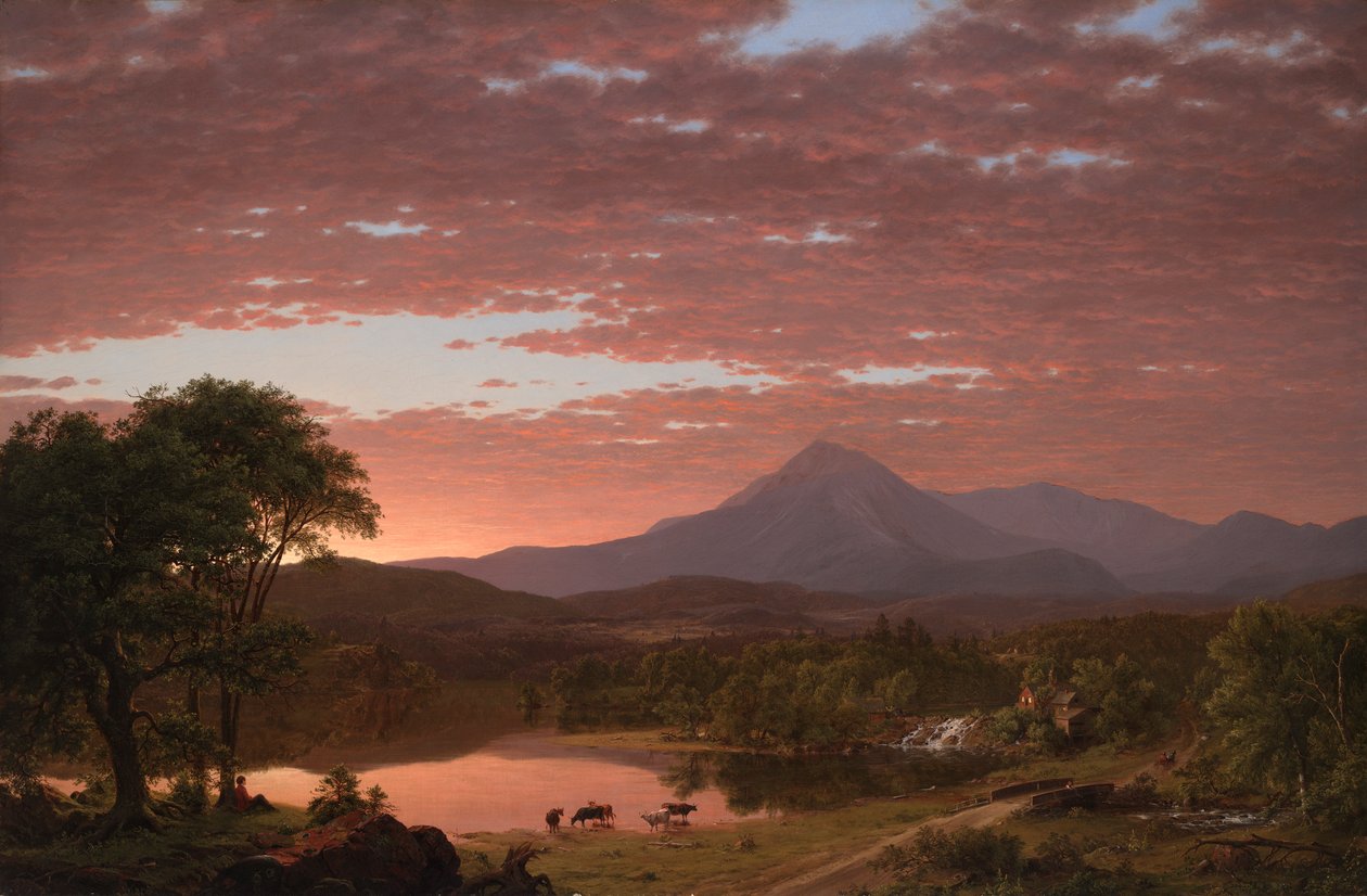 Ktaadn-vuori tekijältä Frederic Edwin Church
