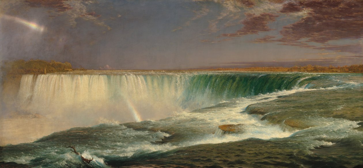 Falls, 1857. tekijältä Frederic Edwin Church