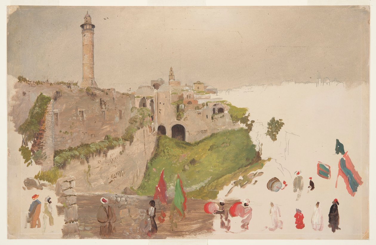 Paraati astuu kaupunkiin, Jaffa tekijältä Frederic Edwin Church