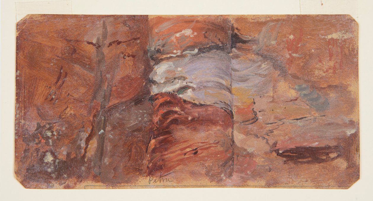 Study of Rocks, Petra tekijältä Frederic Edwin Church