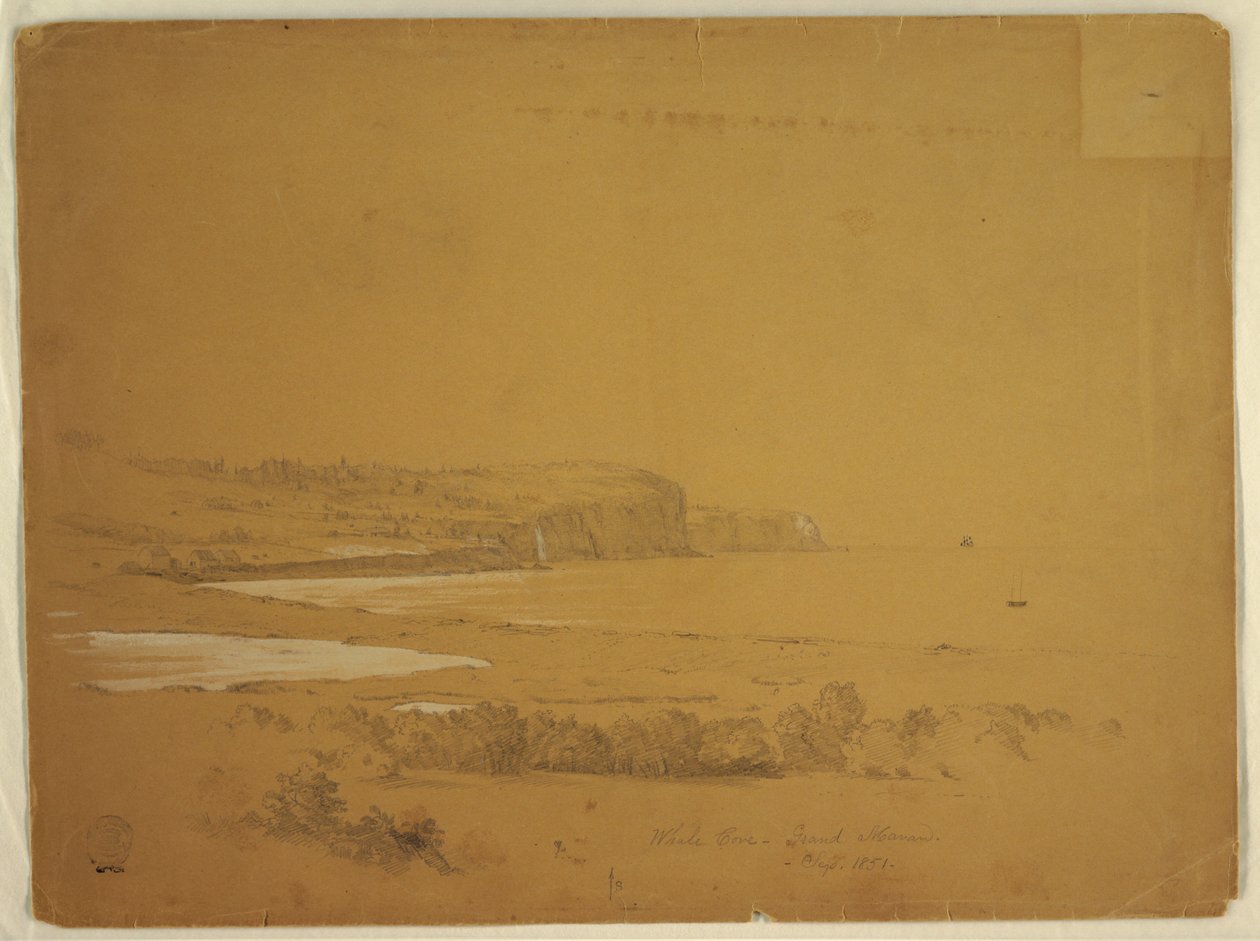 Whale Cove, Grand Manan Island, Kanada tekijältä Frederic Edwin Church