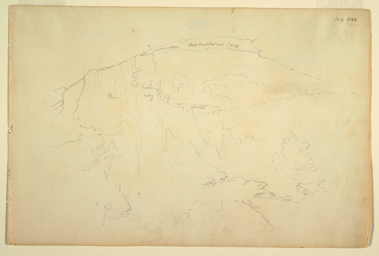 Metsäinen rinteessä Catskill-vuoret tekijältä Frederic Edwin Church
