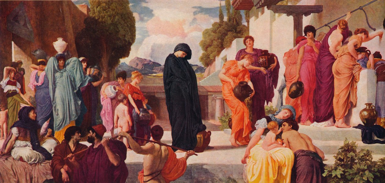Vangittu Andromache, 1886 tekijältä Frederic Leighton