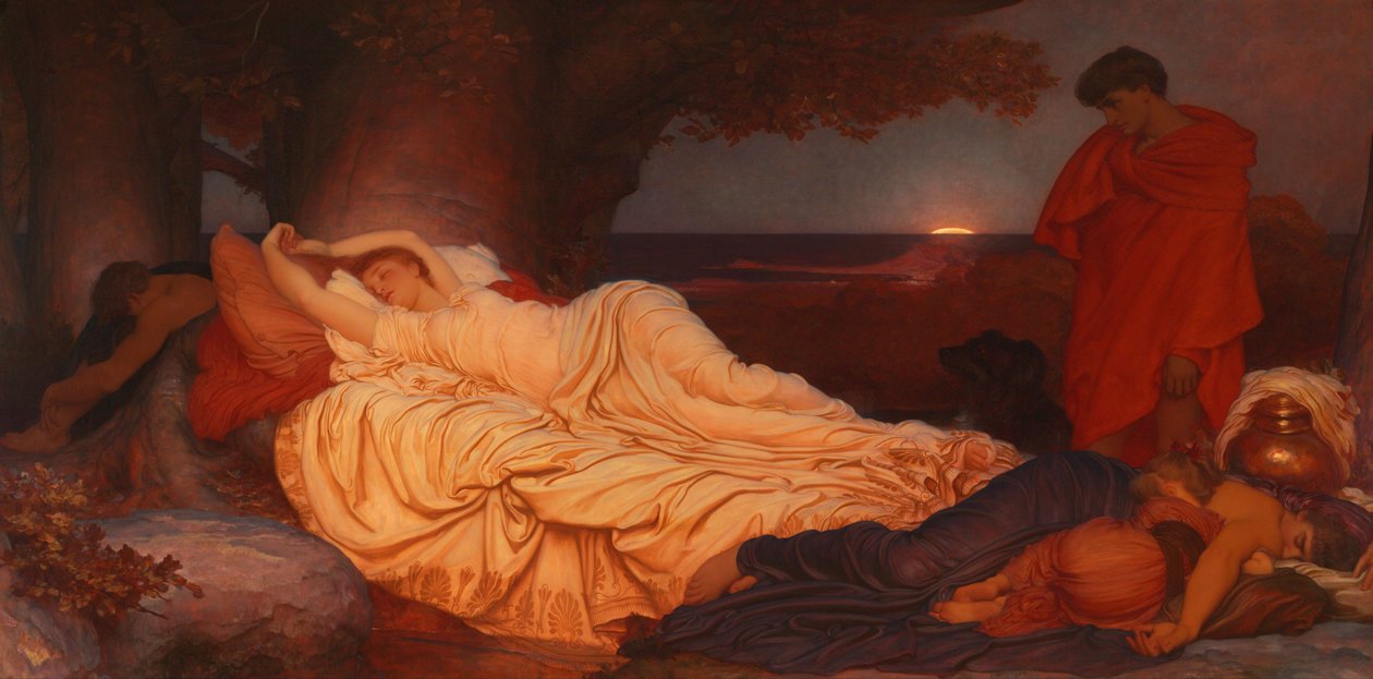 Cymon ja Iphigenia, 1884 tekijältä Frederic Leighton