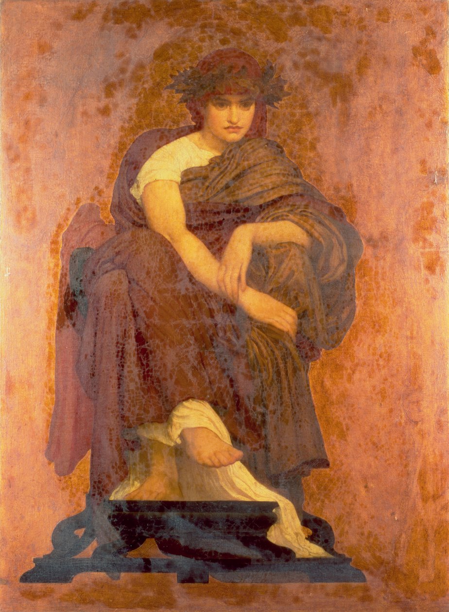 Mnemosyne, Musien äiti tekijältä Frederic Leighton