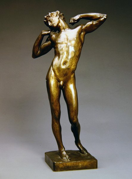 Sluggard (pronssi) tekijältä Frederic Leighton