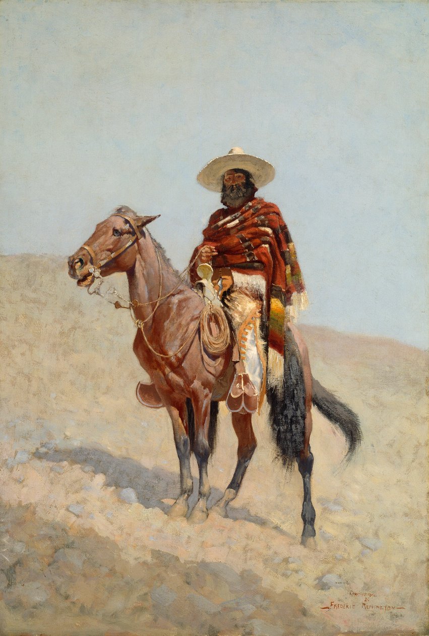 Meksikolainen Vaquero, 1890. tekijältä Frederic Remington