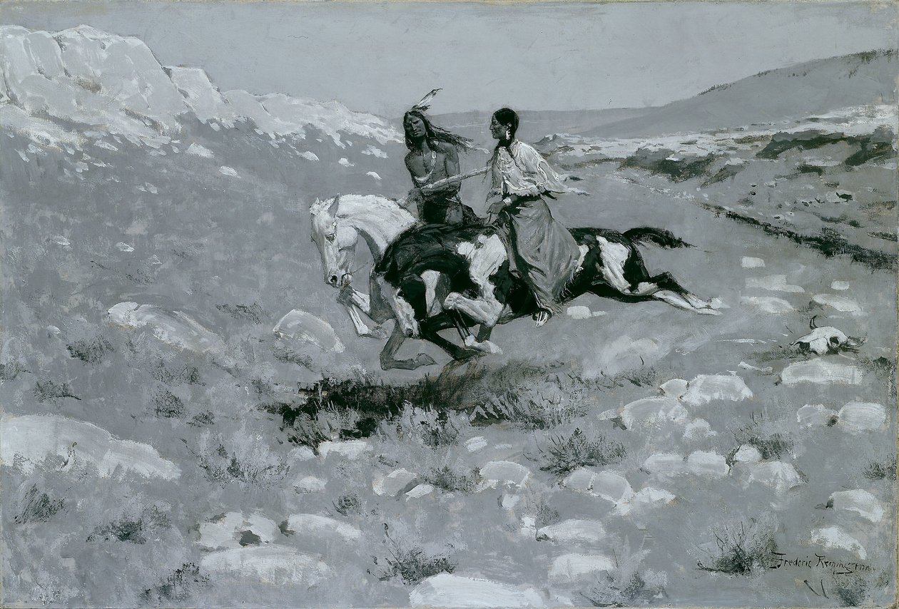 Nopeimman hevosen seremonia tekijältä Frederic Remington