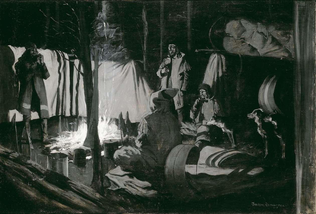 Matkan ensimmäinen ja paras leiri tekijältä Frederic Remington