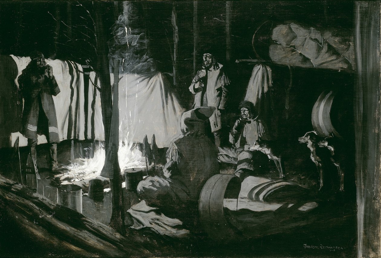 Matkan ensimmäinen ja paras leiri tekijältä Frederic Remington