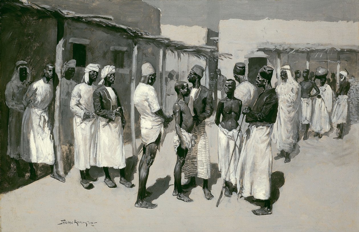 Orjamarkkinat tekijältä Frederic Remington
